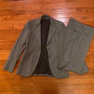 Theory Women’s Gray Wool Pantsuit Size 2